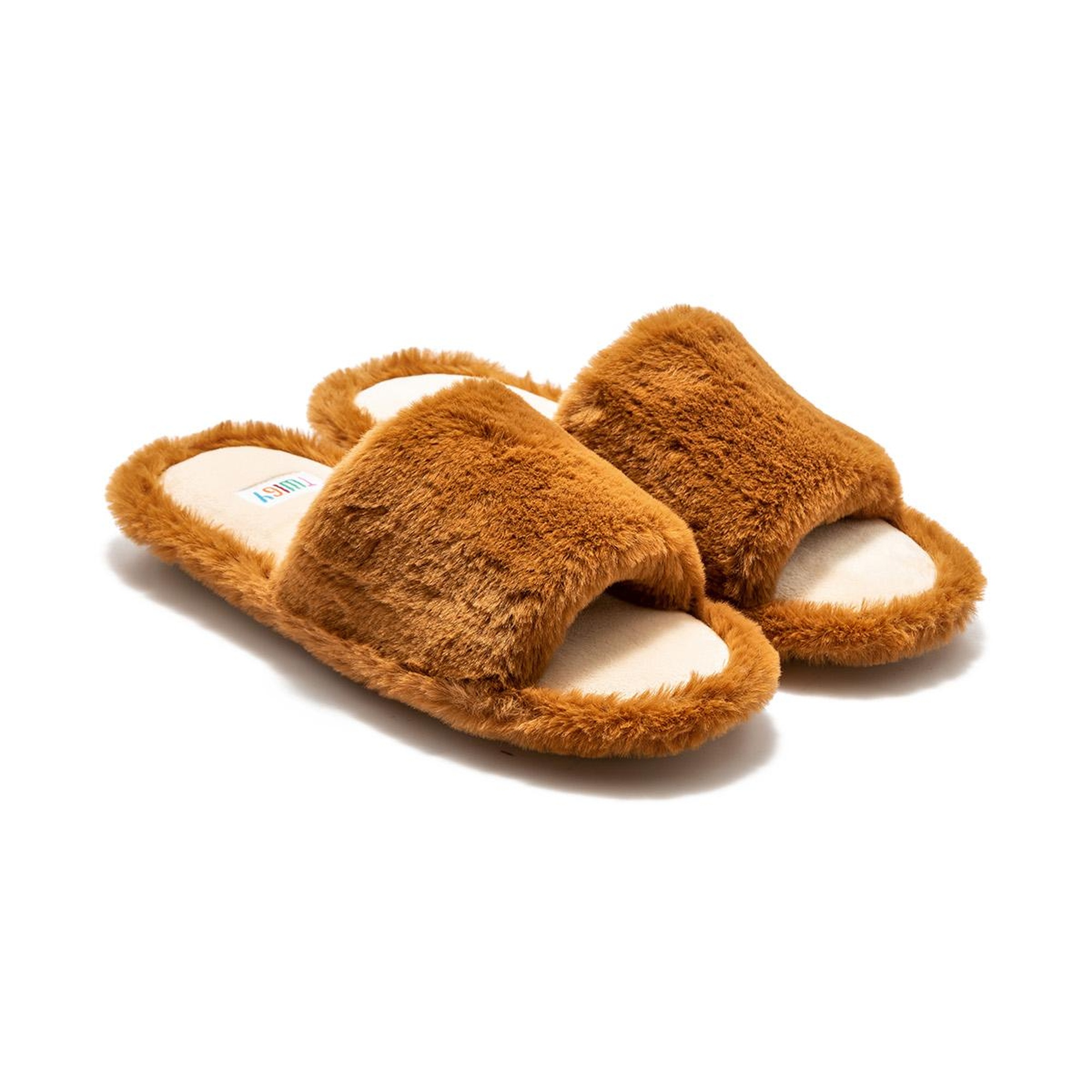 Lisa Peluş Kadın Ev Terliği Kahverengi 36/41