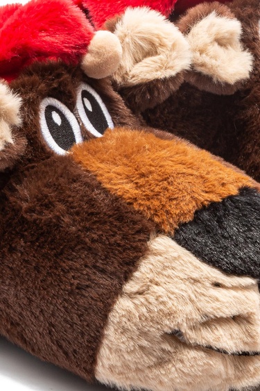  Joker Erkek Hayvanlı Panduf Kahverengi 41/46