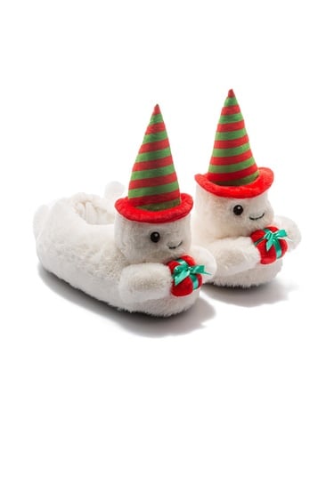  Dalla Kadın Hayvanlı Panduf Beyaz 36/41