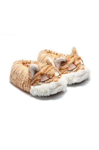  Pompik Kadın Hayvanlı Panduf Sarı 36/41