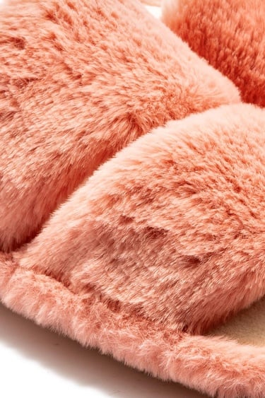  Mona Peluş Kadın Ev Terliği Pembe 36/41