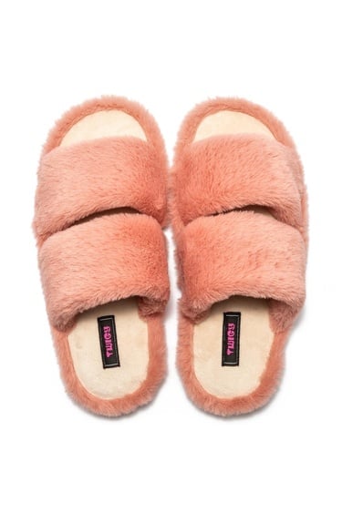  Mona Peluş Kadın Ev Terliği Pembe 36/41