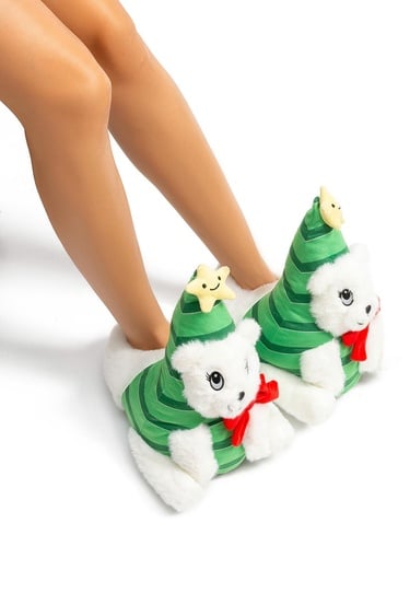  Doro Kadın Hayvanlı Panduf Beyaz 36/41