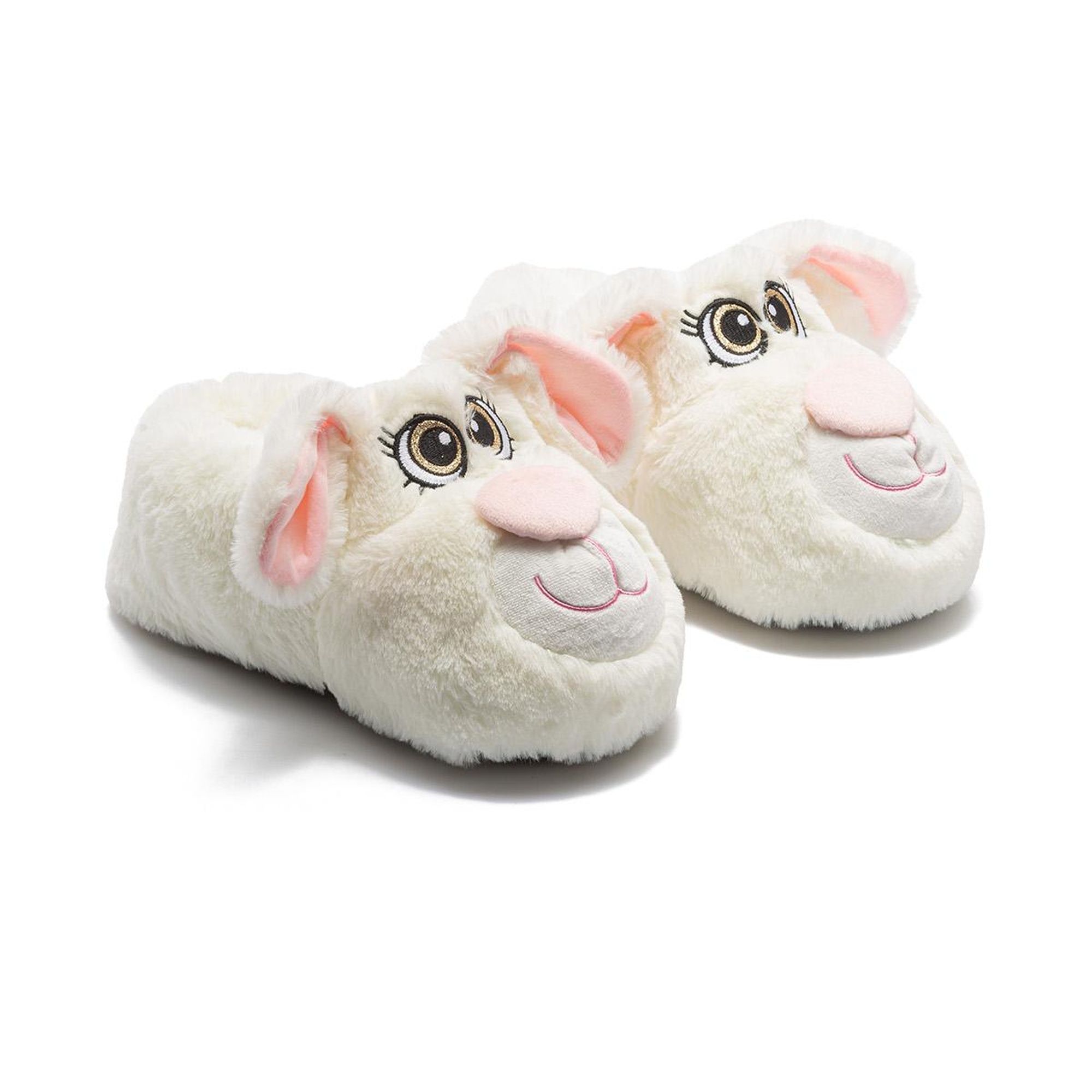 Raby Kadın Hayvanlı Panduf Beyaz 36/41