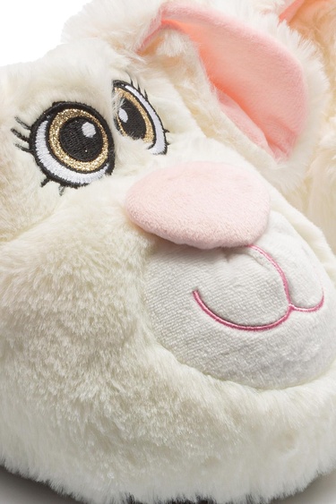  Raby Kadın Hayvanlı Panduf Beyaz 36/41