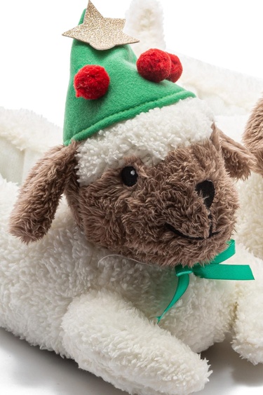  Fiona Kadın Hayvanlı Panduf Beyaz 36/41