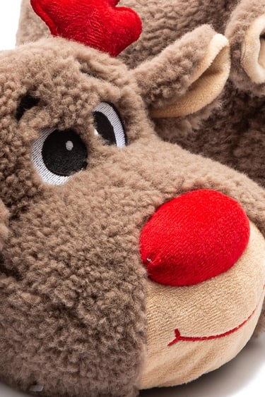  Dissy Kadın Hayvanlı Panduf Kahverengi 36/41