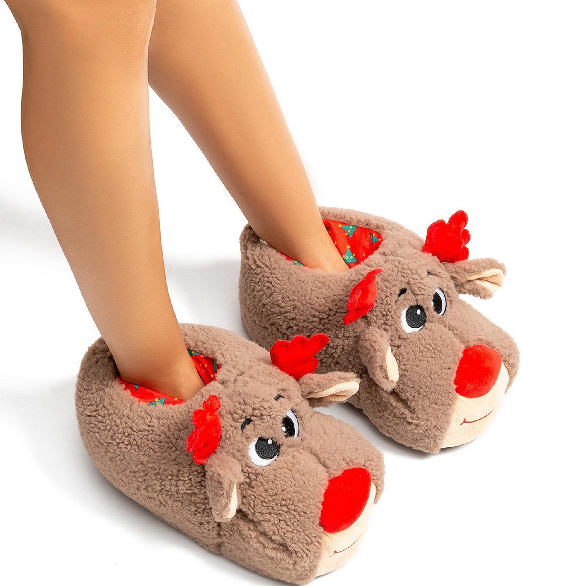 Dissy Kadın Hayvanlı Panduf Kahverengi 36/41