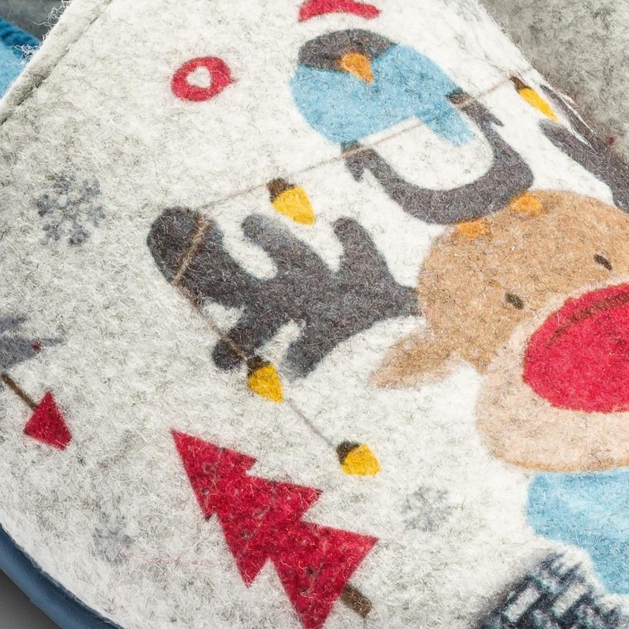 Geyik Kadın Ev Terliği Mavi 36/41