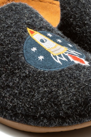  Roket Çocuk Ev Terliği Lacivert 30/35