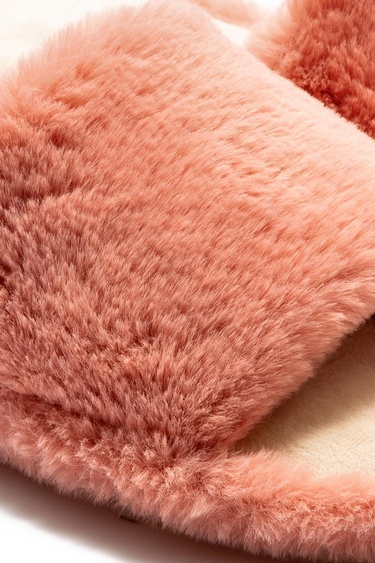  Lisa Peluş Kadın Ev Terliği Pembe 36/41
