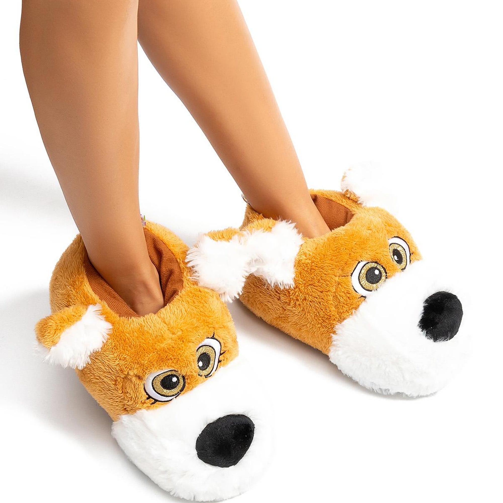 Lulu Kadın, Garson Boy Hayvanlı Panduf Kahverengi 36/41