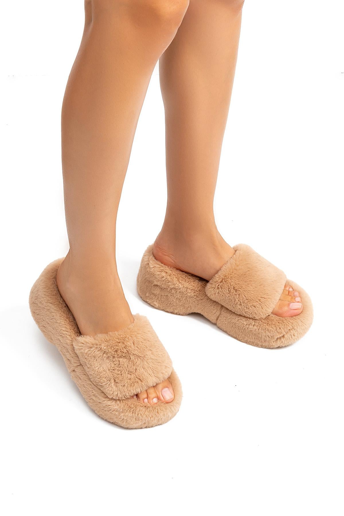  Lili Kadın Ev Terliği Kahverengi 36/40