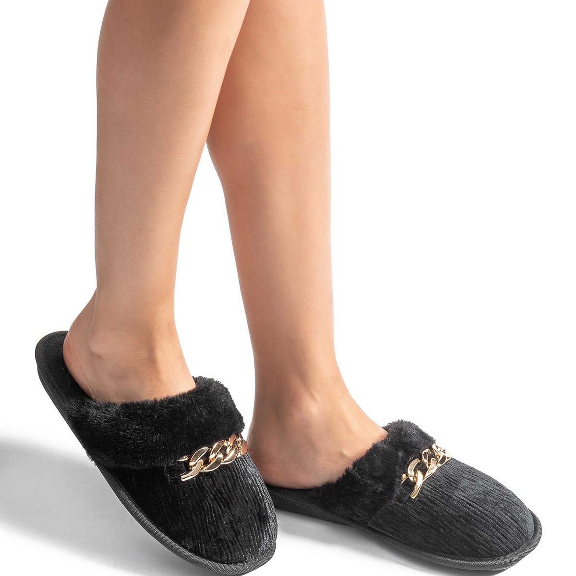 Nora Kadın Ev Terliği Siyah 36/41