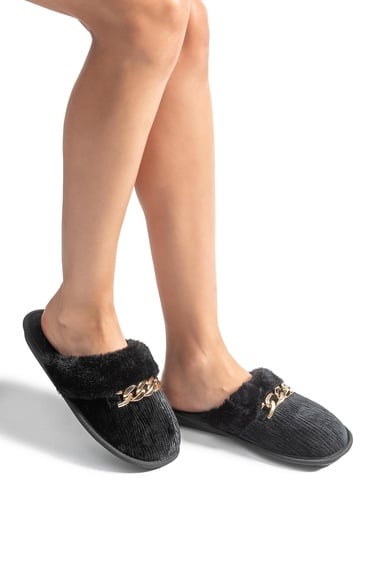  Nora Kadın Ev Terliği Siyah 36/41