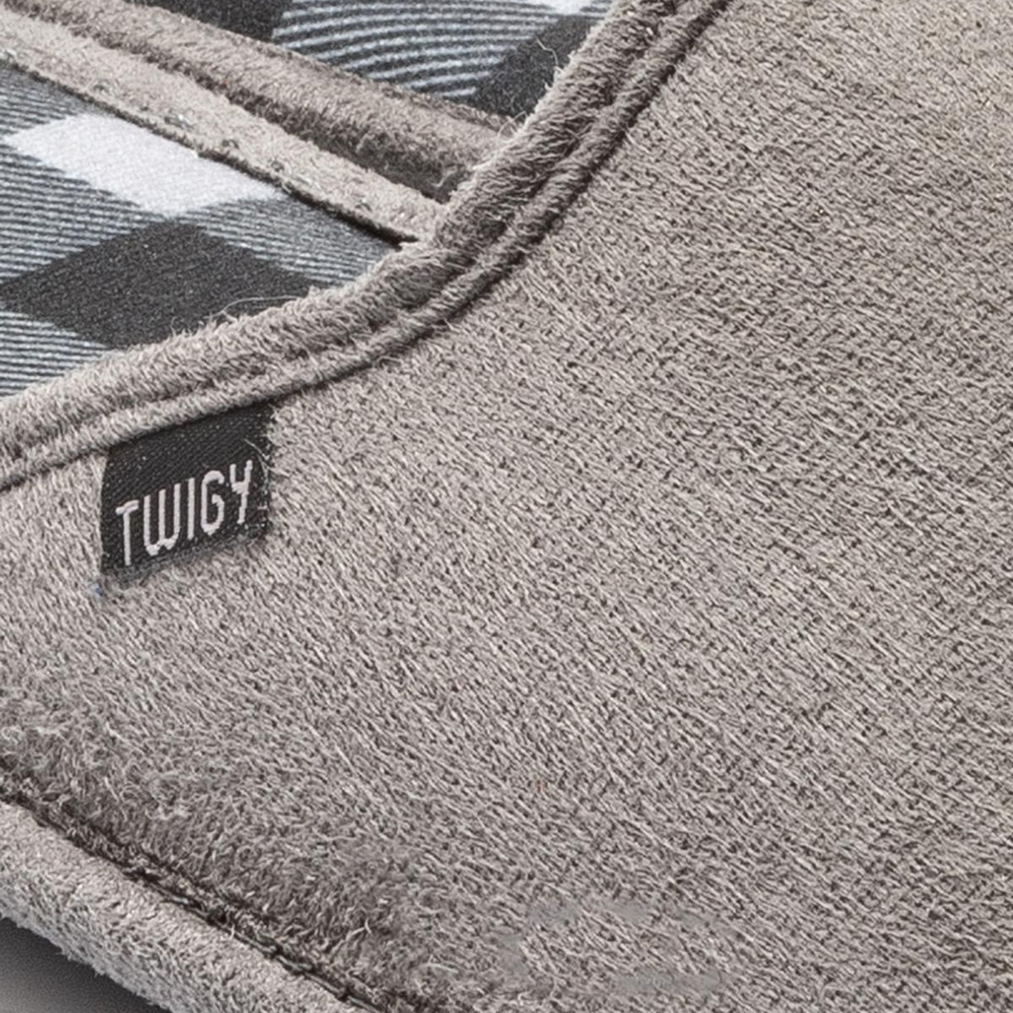 Ekose Erkek Ev Terliği Gri 41/46