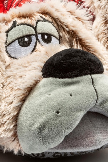  Yori Kadın,Garson Boy Hayvanlı Panduf Gri 36/41