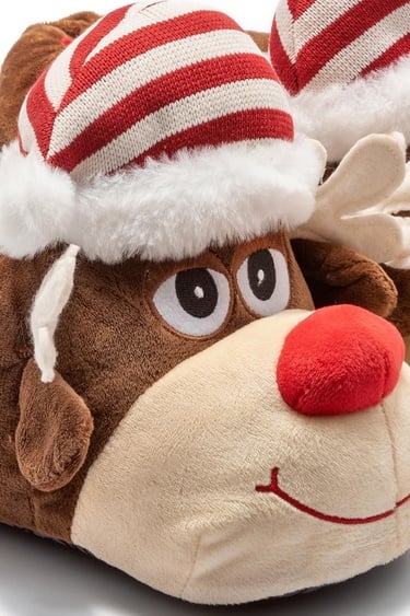  Nano Erkek Hayvanlı Panduf Kahverengi 41/46