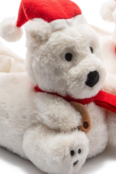  Celina Kadın Hayvanlı Panduf Beyaz 36/41