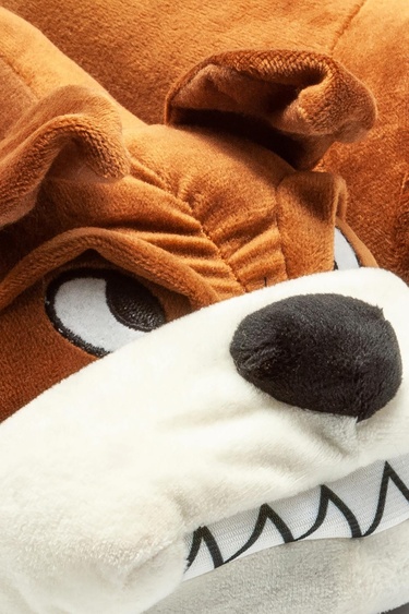  Kızgın Kadın,Garson Boy Hayvanlı Panduf Kahverengi 36/41