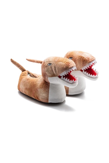  Tıreks Çocuk Hayvanlı Panduf Bej 31/38