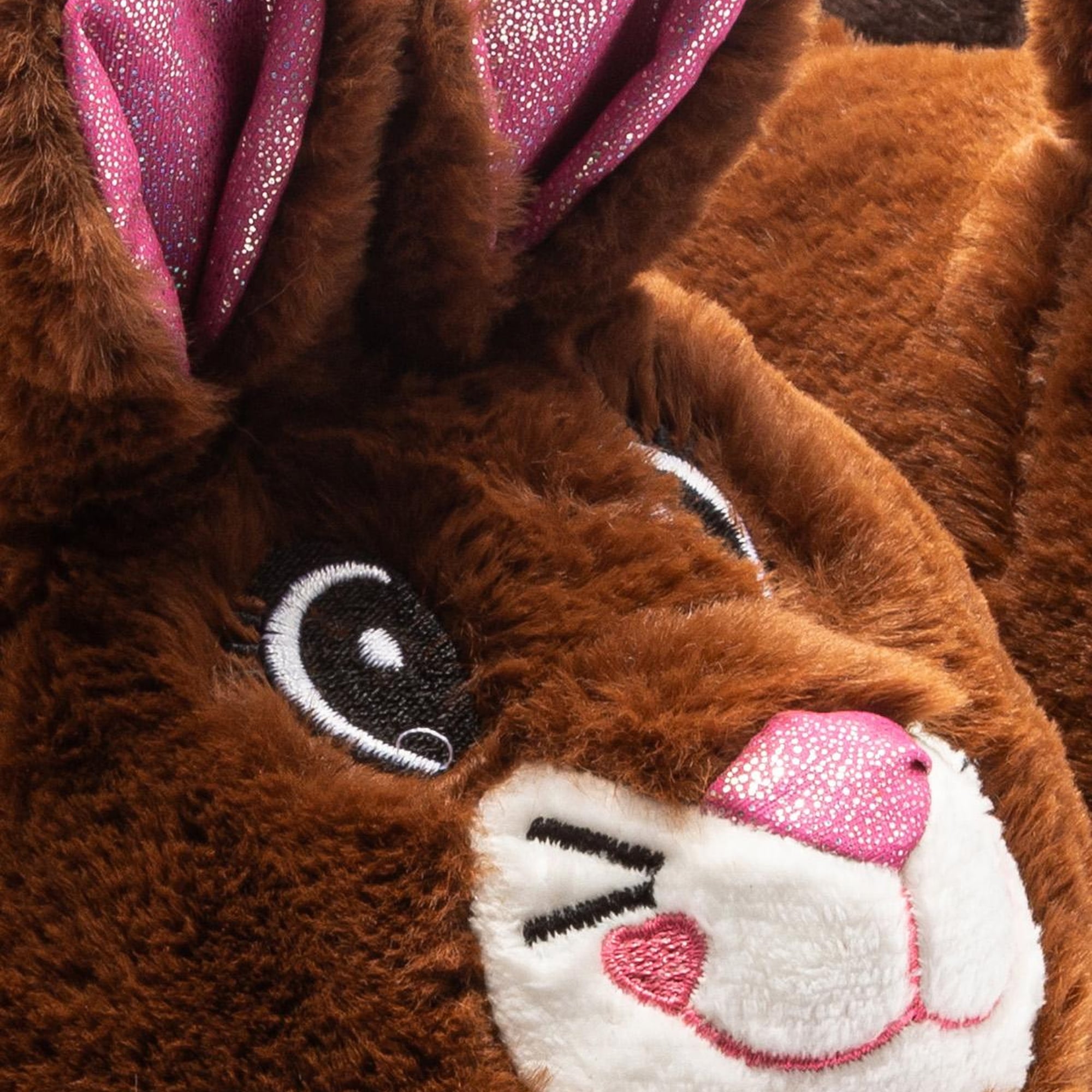 Nara Kadın Hayvanlı Panduf Kahverengi 36/41