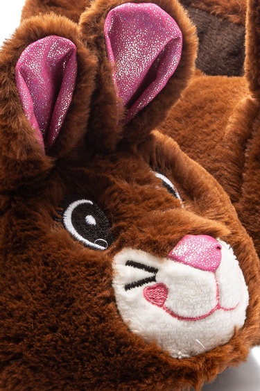  Nara Kadın Hayvanlı Panduf Kahverengi 36/41