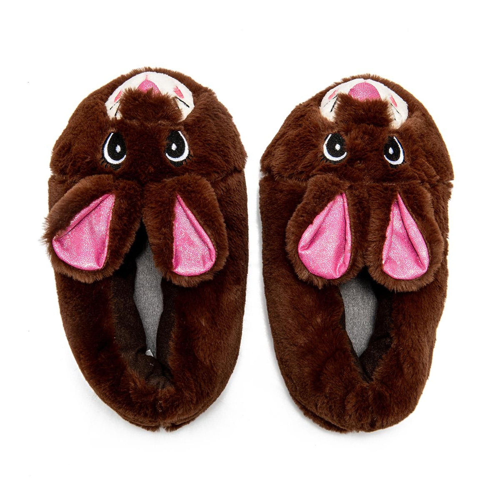 Nara Kadın Hayvanlı Panduf Kahverengi 36/41