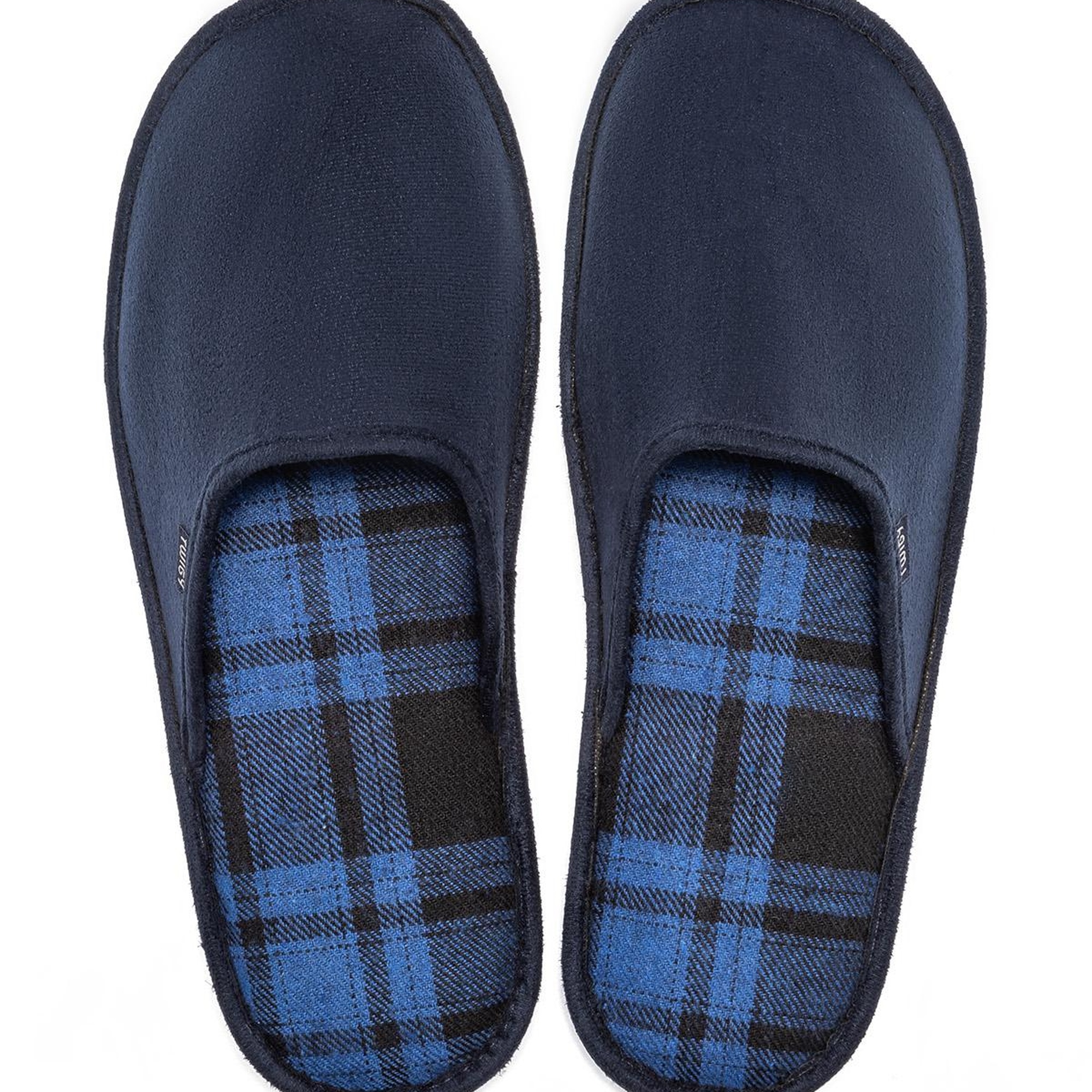 Ekose Erkek Ev Terliği Lacivert 41/46