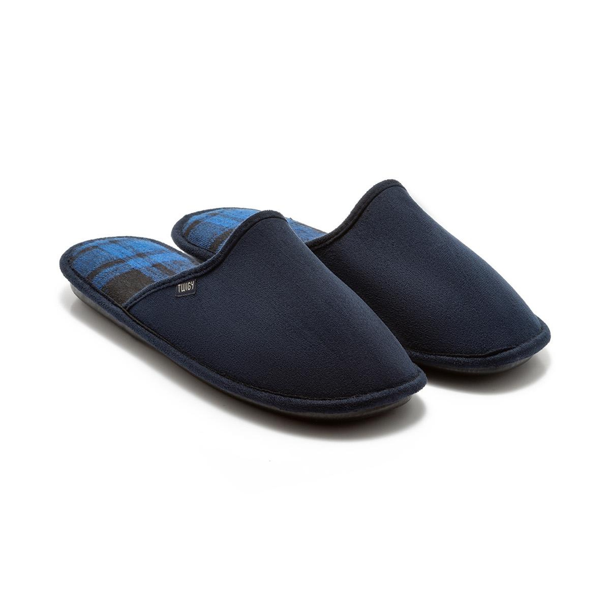 Ekose Erkek Ev Terliği Lacivert 41/46