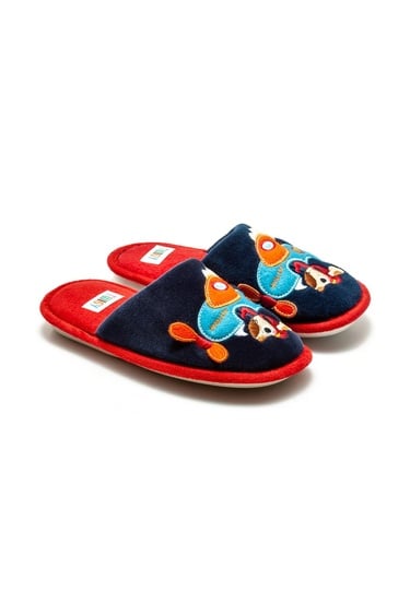  Kata Uçak Çocuk Ev Terliği Lacivert 30/35