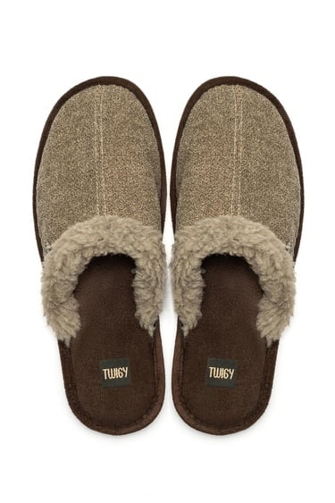  Momo Erkek Ev Terliği Kahverengi 41/46