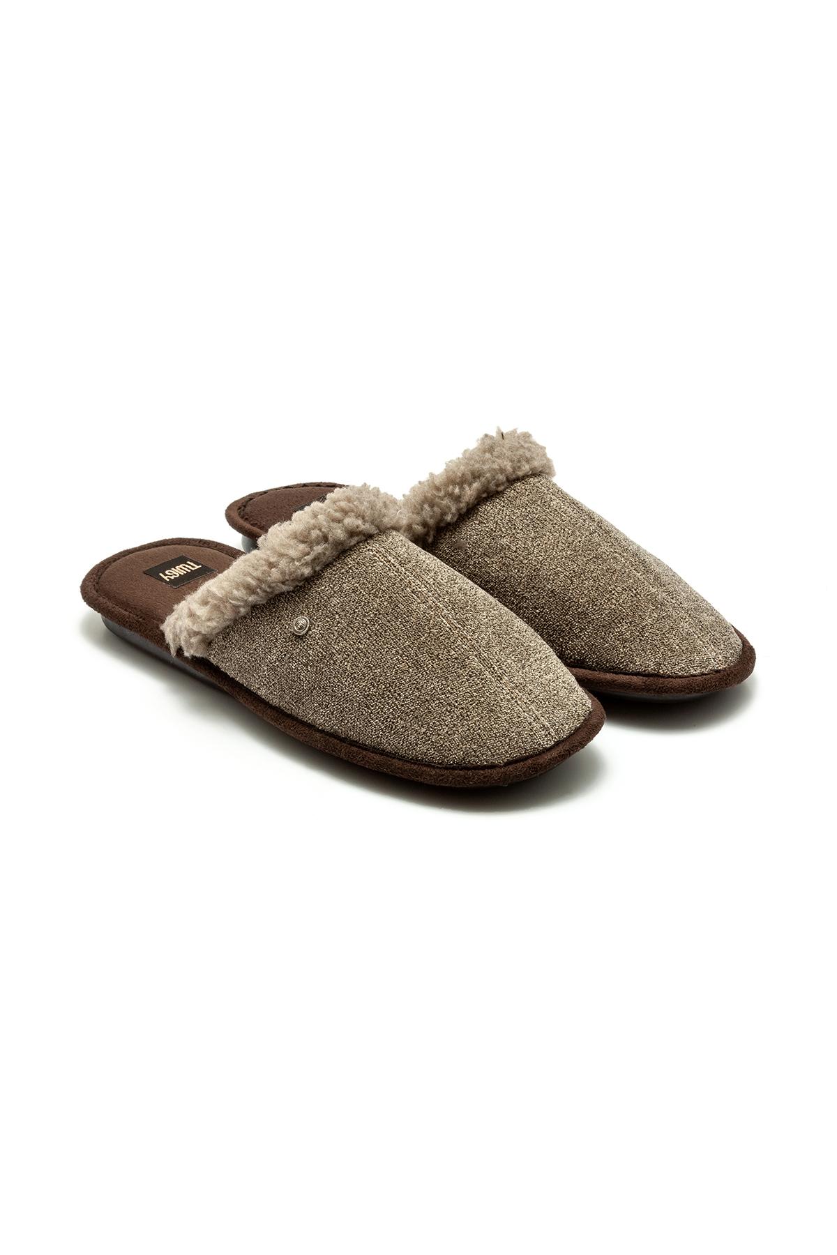  Momo Erkek Ev Terliği Kahverengi 41/46