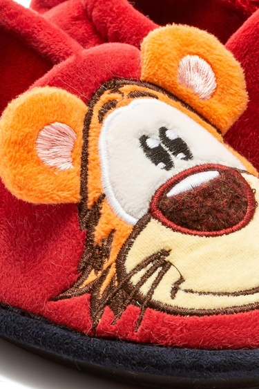  Aslan Çocuk Ev Ayakkabısı Kırmızı 30/35