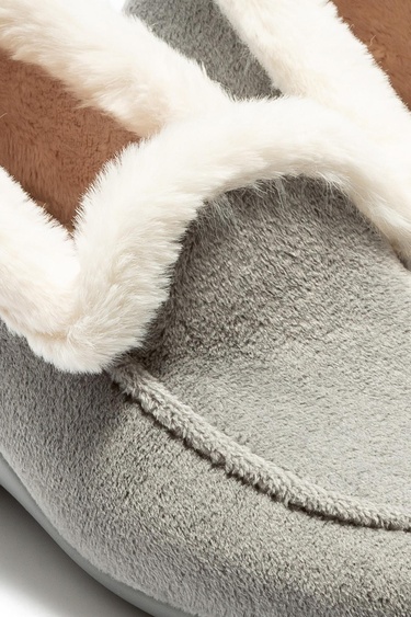  Comfy Kadın Ev Ayakkabısı Gri 36/41
