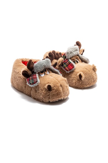  Divo Erkek Hayvanlı Panduf Kahverengi 41/46