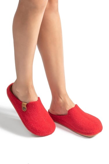  Teina Kadın Ev Terliği Kırmızı 36/40