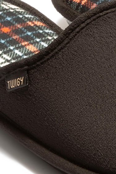  Ekose Erkek Ev Terliği Turuncu/Mavi 41/46