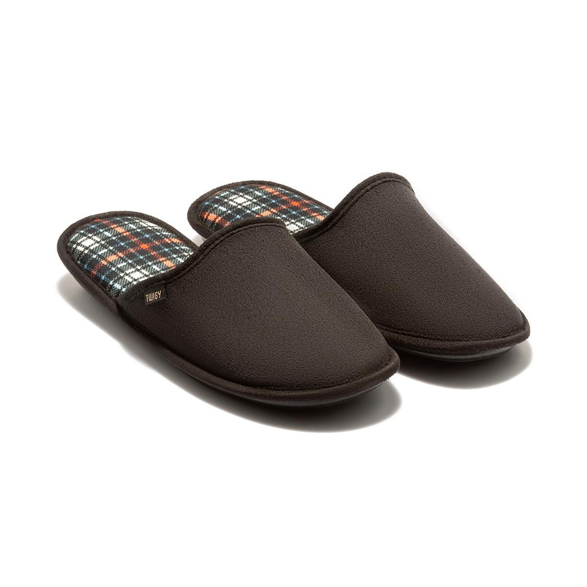 Ekose Erkek Ev Terliği Turuncu/Mavi 41/46