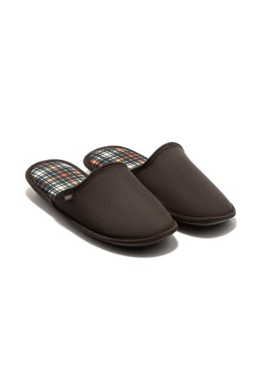  Ekose Erkek Ev Terliği Turuncu/Mavi 41/46