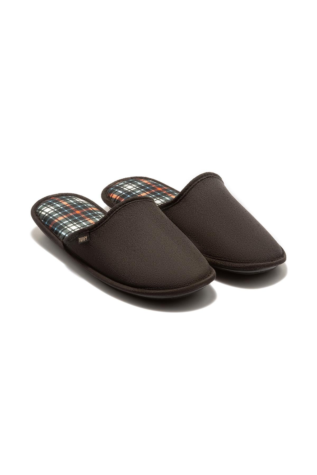  Ekose Erkek Ev Terliği Turuncu/Mavi 41/46