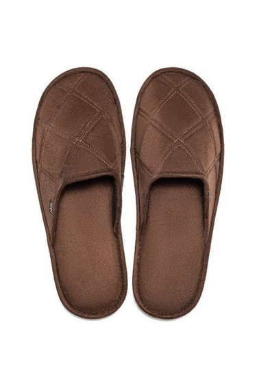  Slice Erkek Ev Terliği Kahverengi 41/46