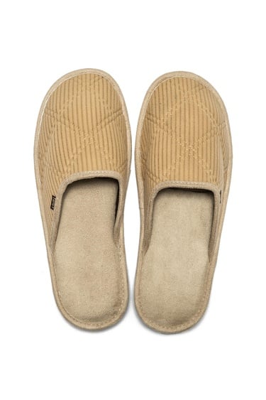  Roger Erkek Ev Terliği Bej 41/46