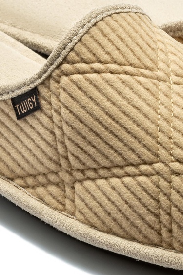  Roger Erkek Ev Terliği Bej 41/46