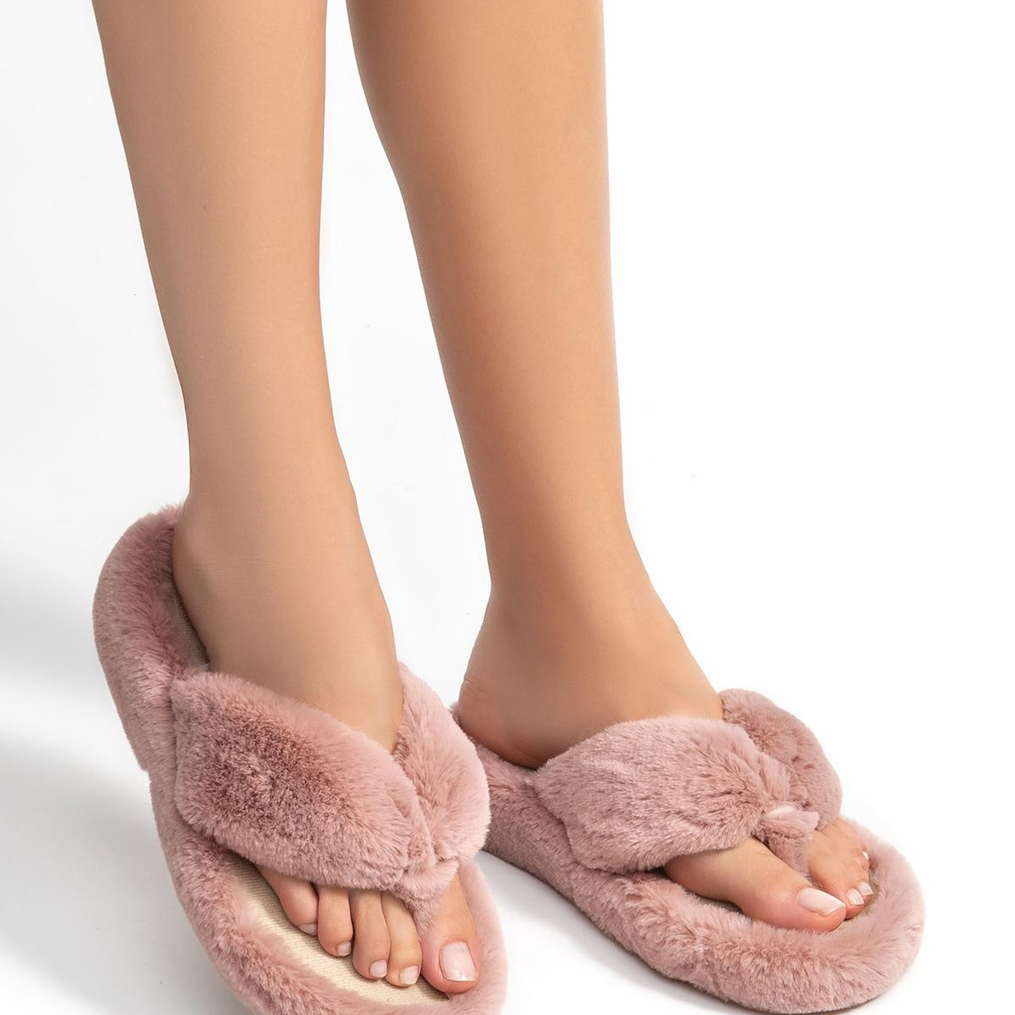 Keti Peluş Kadın Ev Terliği Pembe 37/41