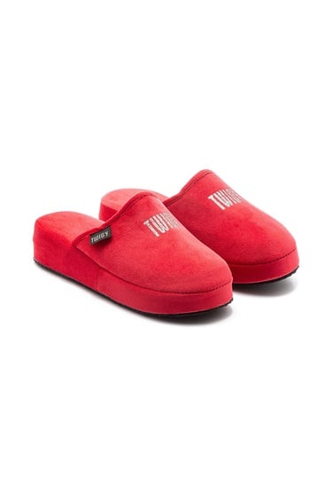 Shiny Kadın Ev Terliği Kırmızı 36/40