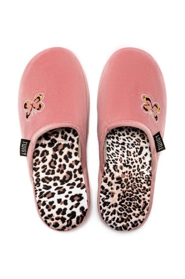  Kelebek Kadın Ev Terliği Pembe 36/40