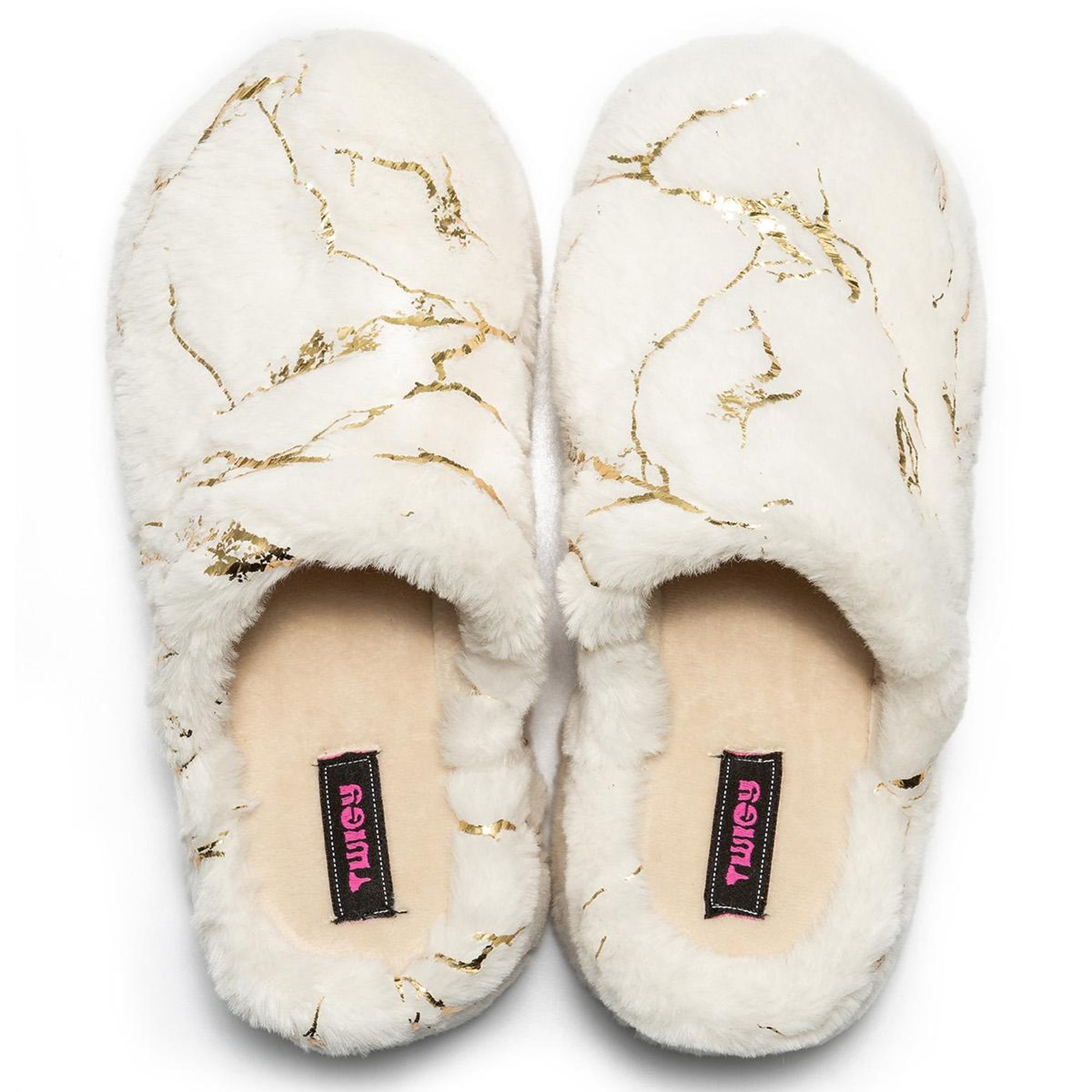 Lilo Peluş Kadın Topuklu Ev Terliği Beyaz 36/40