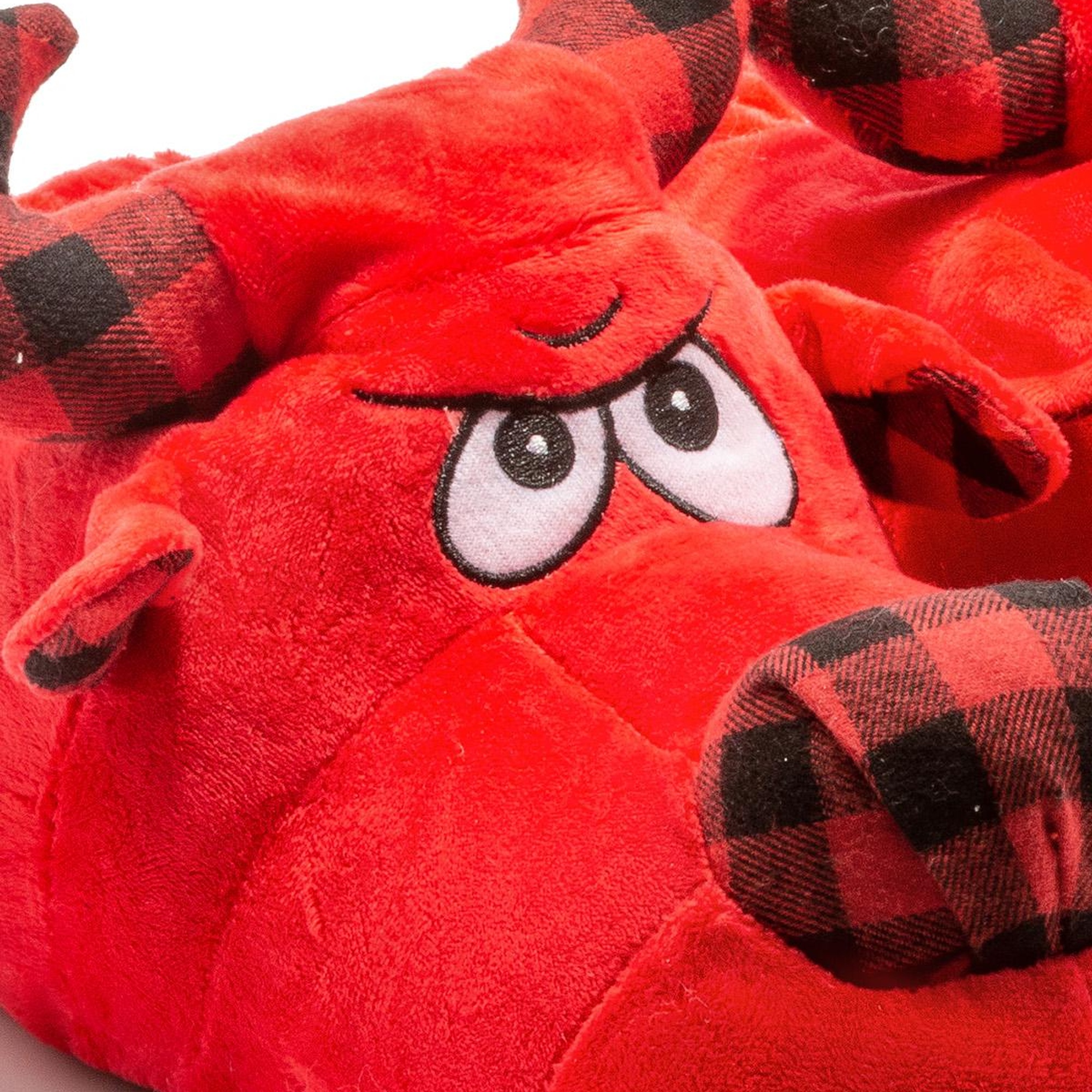 Boğa Erkek Hayvanlı Panduf Kırmızı 41/46