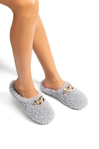  Mia Kadın Ev Terliği Gri 36/41